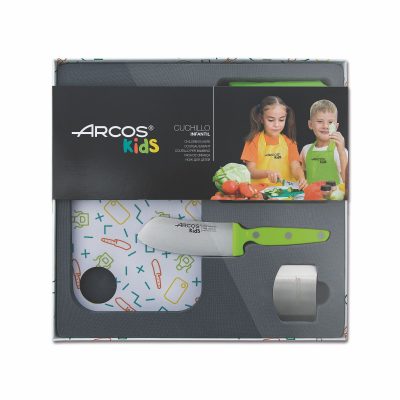 Kit de cuchillo para niños Arcos Kids verde - Cuchillalia