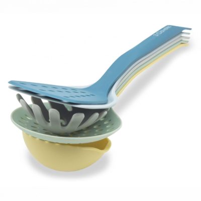 5-piece nylon kitchen utensil set - 3 Claveles - Cuchillalia