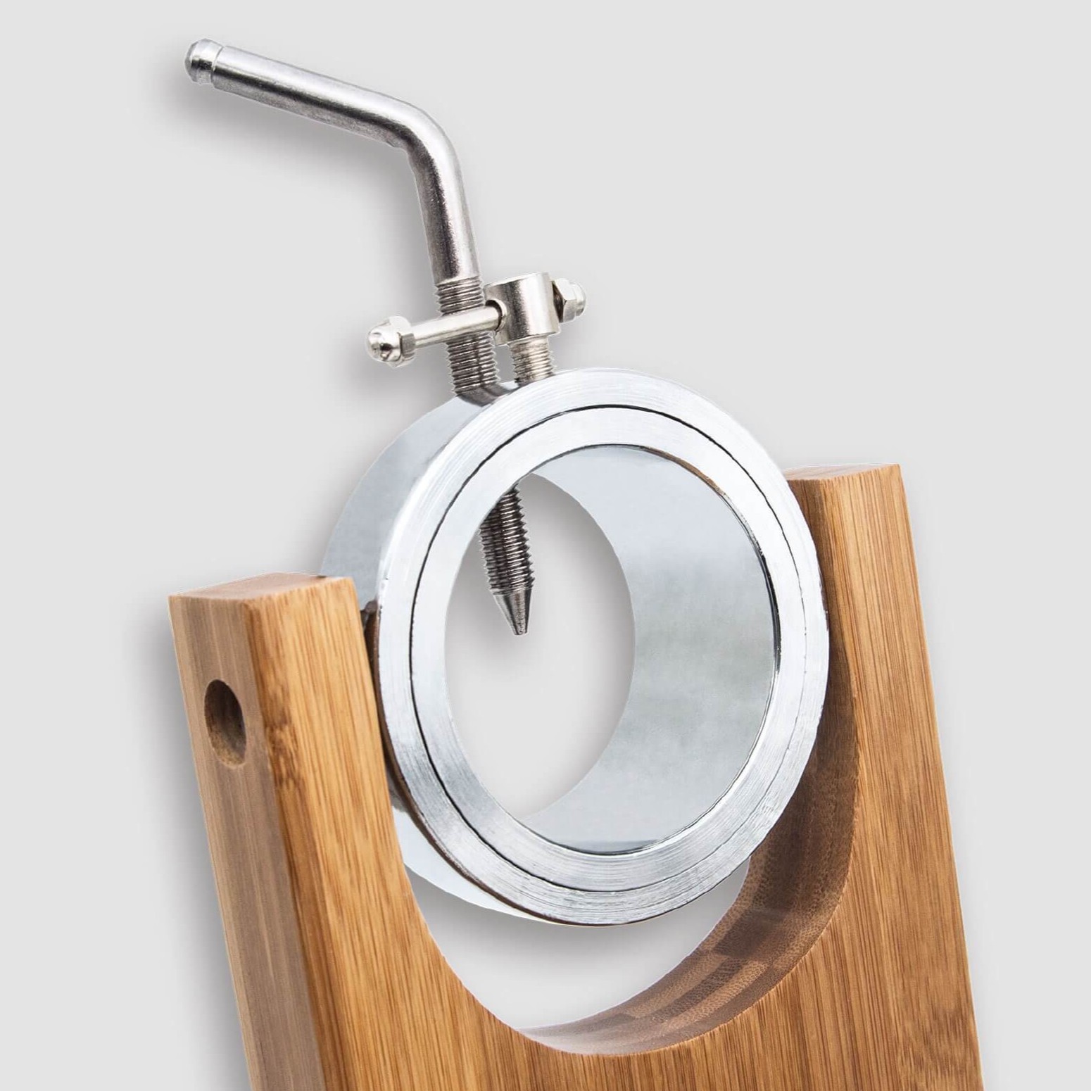 Cabezal Giratorio Jamonero 3 Claveles 1733 Cromado