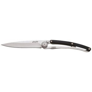 Navaja Deejo 27g Wood Natural con mango de madera de ébano | Cuchillalia