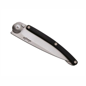 Navaja Deejo 27g Wood Natural con mango de madera de ébano | Cerrada | Cuchillalia