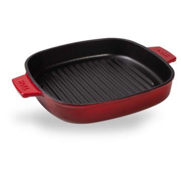 Parrilla de hierro colado de 24×24 cm – Woll Rojo Chili – Cuchillalia