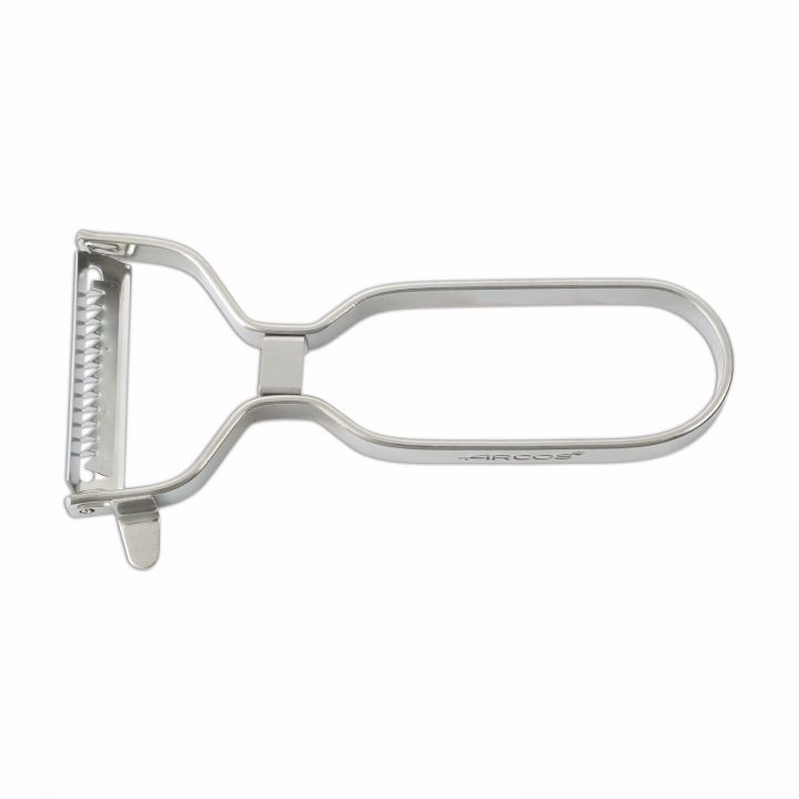Pack De 2 Peladores Clásicos De Verduras Y Zanahorias – Cuerpo De Acero Inoxidable – Tipo ‘Vieja Escuela’ (Inoxidable)