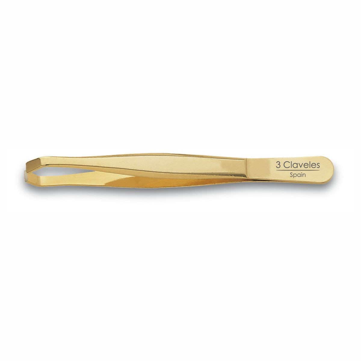 PINZA DEPILAR PUNTA CANGREJO ORO