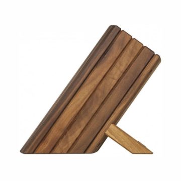 Taco o bloque de madera para cuchillos KAI Shun DM-0810 (vista lateral) – Cuchillalia