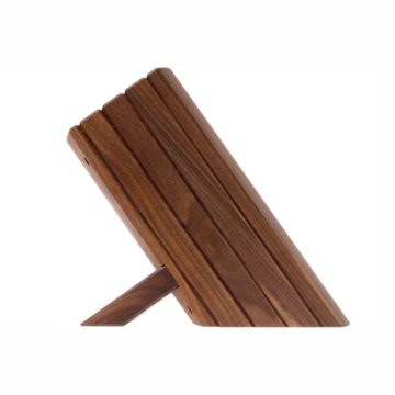 Taco o bloque de madera para cuchillos KAI Shun DM-0810 (vista lateral) – Cuchillalia