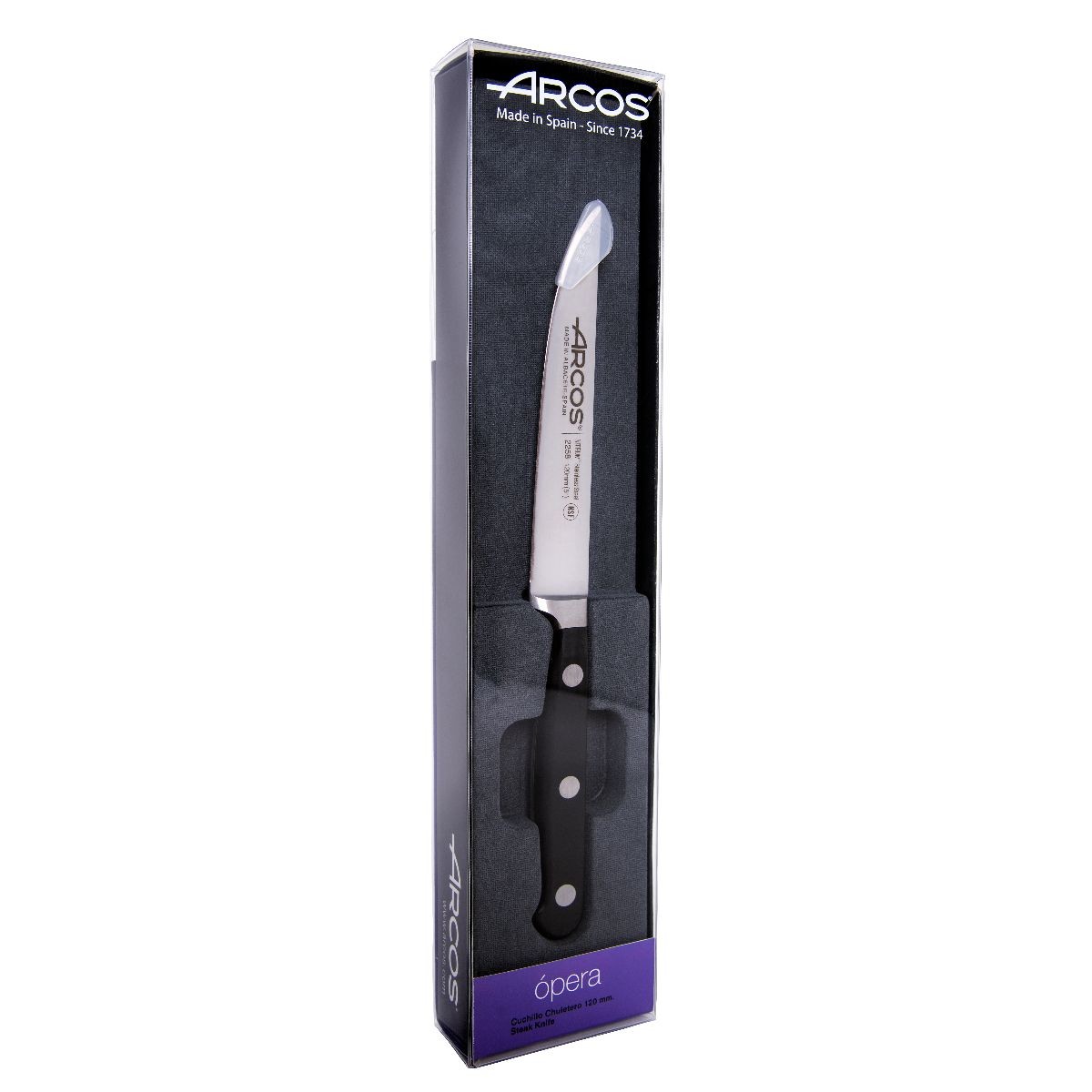 Cuchillo cuchillo chuletero de 12 cm Arcos Opera 225800 - Cuchillalia