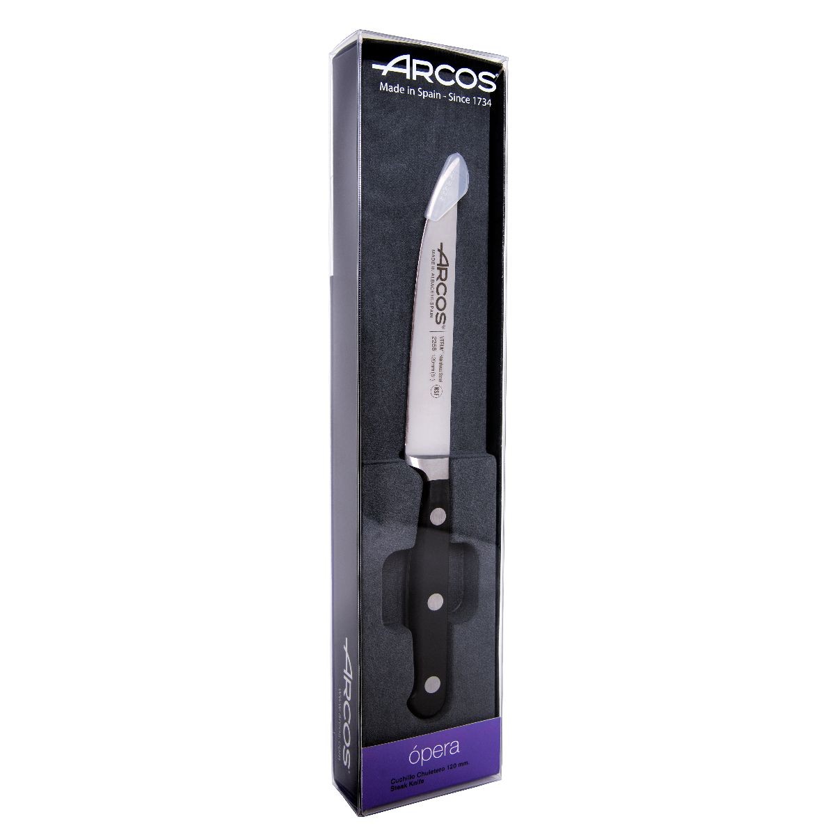 Comprar Cuchillo Chuletero Inox Origin Filo Liso Arcos