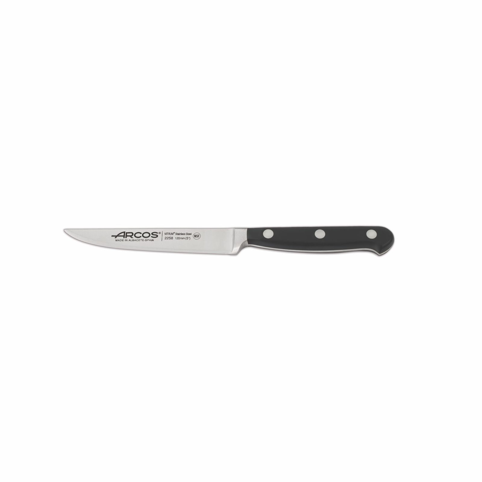 Cuchillo Chuletero Churrasco Ancho Filo Microdentado Arcos