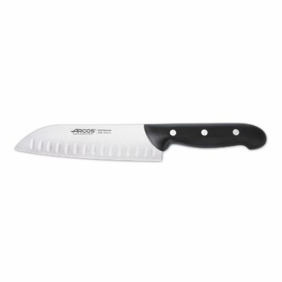 Cuchillo santoku alveolado Arcos Maitre - Cuchillalia