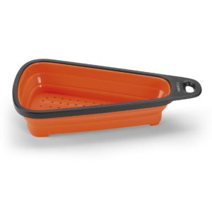 Colador plegable de silicona naranja (abierto) - 3 Claveles 4640