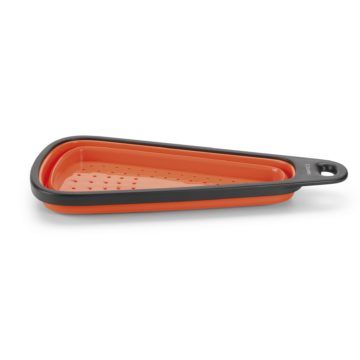 Colador plegable de silicona naranja (cerrado) – 3 Claveles 4640