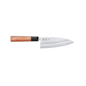 Cuchillo deba de 15,5 cm - KAI Seki Magoroku Composite Redwood MGR-155D