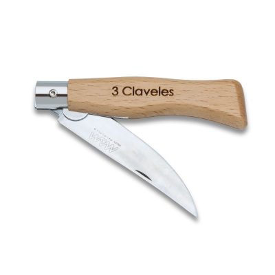 Navaja con punta y bloqueo de 75 mm - 3 Claveles 1756
