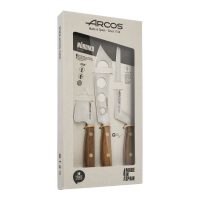 Set para quesos Arcos Nórdika | 3 cuchillos | Cuchillalia.com