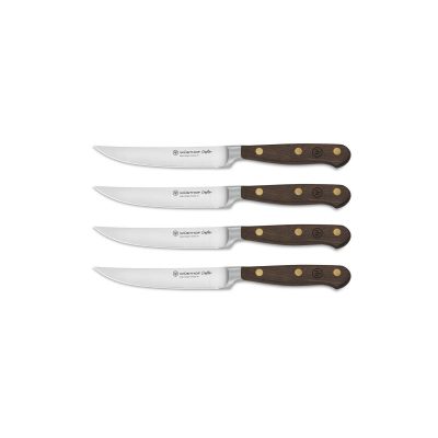 Set de 4 cuchillos chuleteros Wüsthof Crafter | Cuchillalia.com