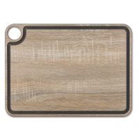Tabla de corte ranurada imitación madera de 377x277 mm de Arcos fabricada en fibra de celulosa y resina