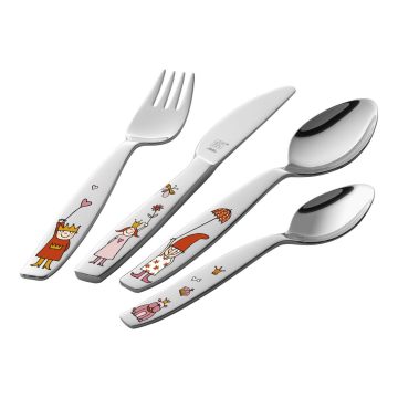 Set de 4 cubiertos para niño Zwilling Kids Princesa Emilie – Cuchillalia.com