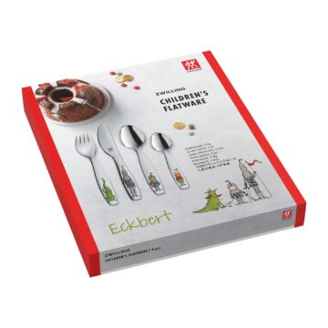 Caja del set de 4 cubiertos para niño Zwilling Kids Ritter Eckbert – Cuchillalia.com