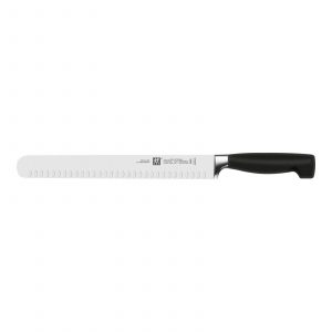 Cuchillo salmonero alveolado de 26 cm Zwilling Four Star - Cuchillalia.com