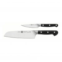 Juego de cuchillo santoku y puntilla Zwilling PRO - Cuchillalia.com