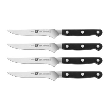 Set de 4 cuchillos chuleteros de 12 cm – Zwilling PRO – Cuchillalia.com