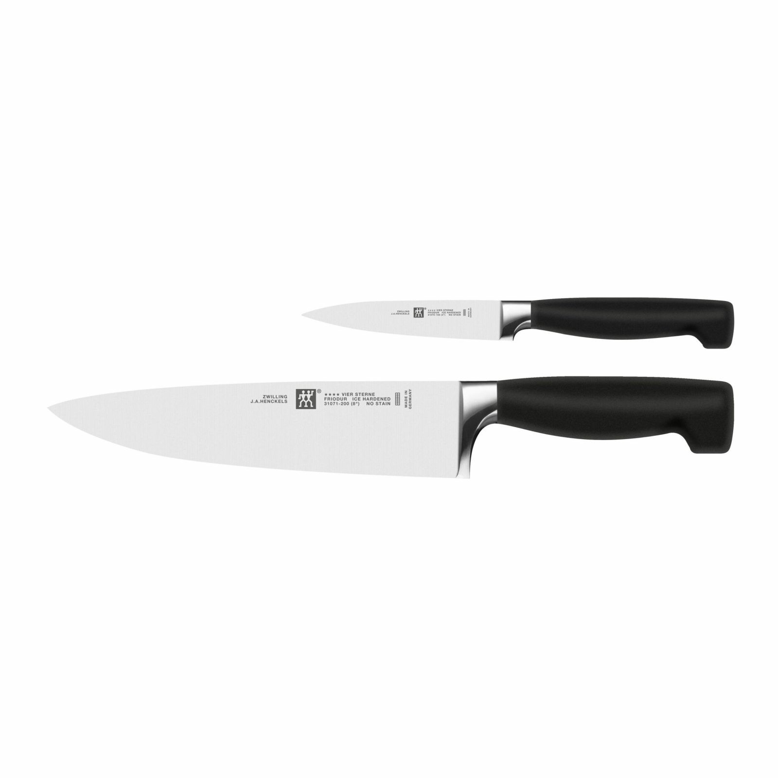 Juego 2 cuchillos Zwilling Four Star, Chef y puntilla