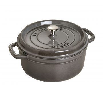 Cocotte gris grafito de 24 cm de Staub 40500-246 – Cuchillalia.com