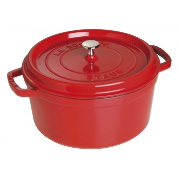 Cocotte color cereza de 28 cm de Staub 40509-852 – Cuchillalia.com