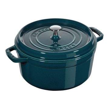 Cocotte color turquesa de 28 cm de Staub 40501-115 – Cuchillalia.com