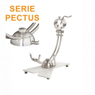 Soporte jamonero Afinox Serie PECTUS modelo X con base de krion PEK-AV y cabezal giratorio