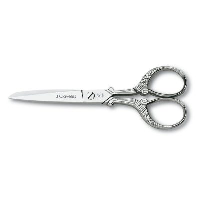 Tijera de bordar Cuerno de la Abundancia de 15 cm - 3 Claveles 00070