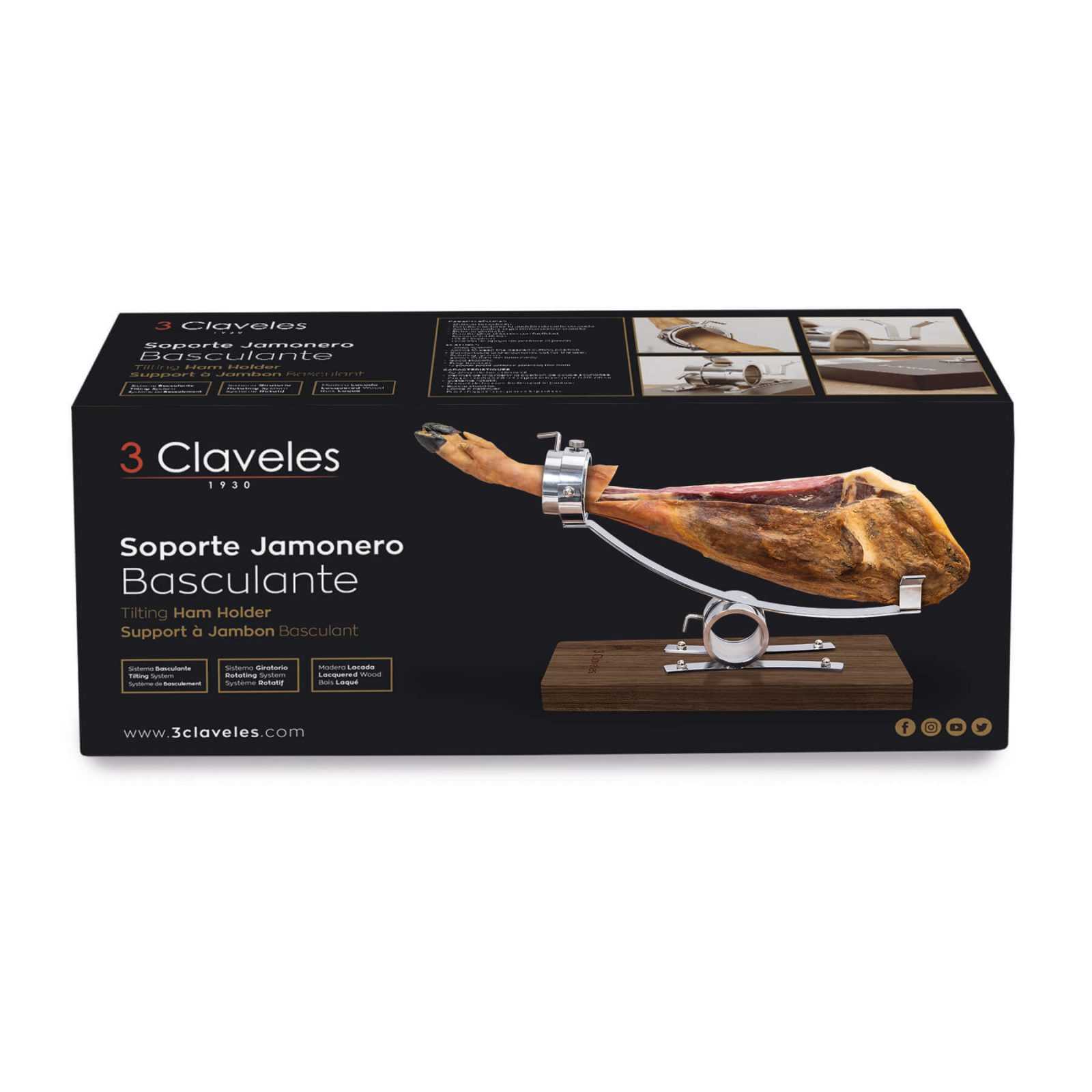 Soporte Jamonero Pleg Cab Girat 1733 3claveles