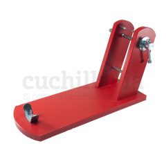 Soporte jamonero rojo de polietileno - Cuchillalia.com