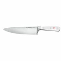 Cuchillo de chef de 20 cm de mango blanco - Wüsthof Classic White - Cuchillalia.com