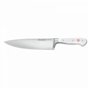 Cuchillo de chef de 20 cm de mango blanco - Wüsthof Classic White - Cuchillalia.com