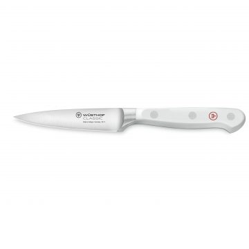 Cuchillo mondador de mango blanco – Wüsthof Classic White – Cuchillalia.com