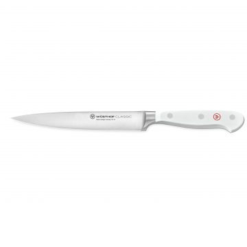 Cuchillo de office de mango blanco – Wüsthof Classic White – Cuchillalia.com