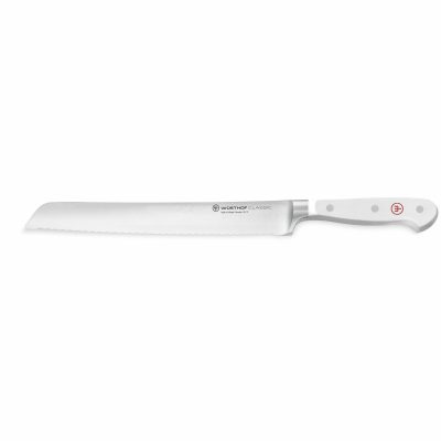 Cuchillo panero de mango blanco - Wüsthof Classic White - Cuchillalia.com