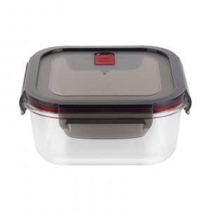 Tupper de vidrio de forma cuadrada con 1100 ml de capacidad - Zwilling Gusto - Cuchillalia.com