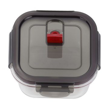 Vista superior del tupper de vidrio de forma cuadrada con 500 ml de capacidad – Zwilling Gusto – Cuchillalia.com