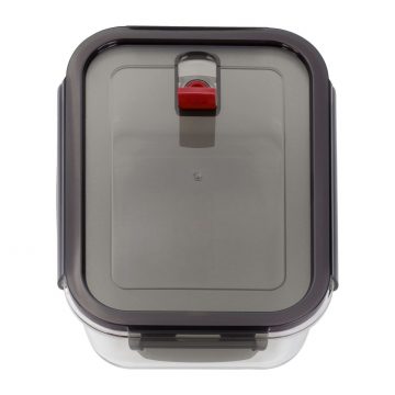 Vista superior del tupper de vidrio de forma rectangular con 1400 ml de capacidad – Zwilling Gusto – Cuchillalia.com