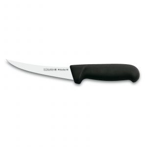 Cuchillo deshuesador curvo semi-flexible 3 Claveles Proflex de 15 cm - Mango negro