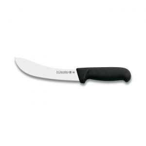 Cuchillo para despellejar de 18 cm con mango de polipropileno negro - 3 Claveles 1278 - Cuchillalia.com