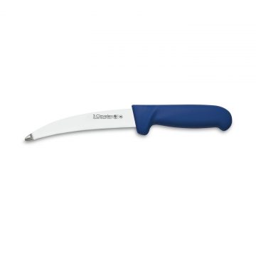 Cuchillo tripero de 15 cm con mango de polipropileno azul – 3 Claveles 1314 – Cuchillalia.com