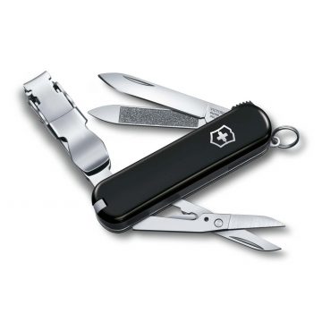 Cortauñas multiusos Victorinox Nail Clip 580, negra, de 8 funciones – Cuchillalia.com