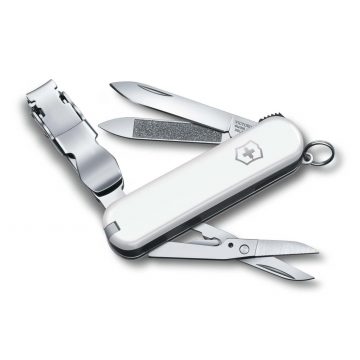 Cortauñas multiusos Victorinox Nail Clip 580, blanca, de 8 funciones – Cuchillalia.com