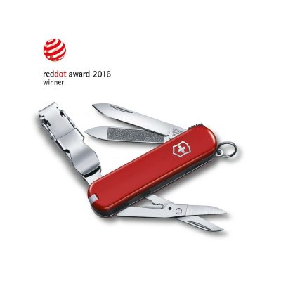 Cortauñas multiusos Victorinox Nail Clip 580, roja, de 8 funciones - Cuchillalia.com