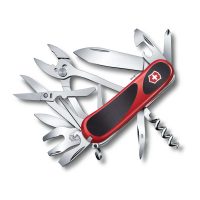 Navaja multiusos Victorinox Evolution S557 Grip con bloqueo y 21 funciones - Cuchillalia.com