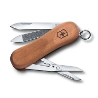 Navaja multiusos Victorinox Executive 81, de 7 funciones, con mango de madera - Cuchillalia.com